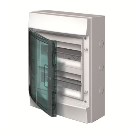 (1SLM006501A1204) Щит Mistral IP65 24 модулей навесной прозрачная дверь с винтовыми N/PE клемником. 22 подкл.. ABB