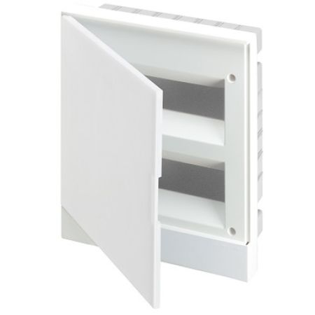 (1SZR004002A1107) Щит Basic E IP40 24 модулей встроенный белая дверь с винтовыми N/PE клемником. 26 подкл.. ABB
