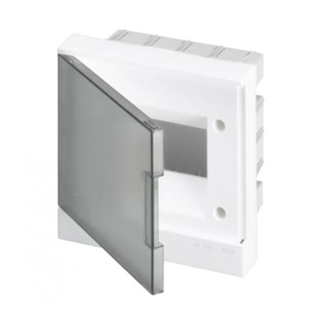(1SZR004002A1201) Щит Basic E IP40 4 модулей встроенный прозрачная дверь с винтовыми N/PE клемником. 5 подкл.. ABB