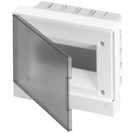 (1SZR004002A1203) Щит Basic E IP40 8 модулей встроенный прозрачная дверь с винтовыми N/PE клемником. 10 подкл.. ABB