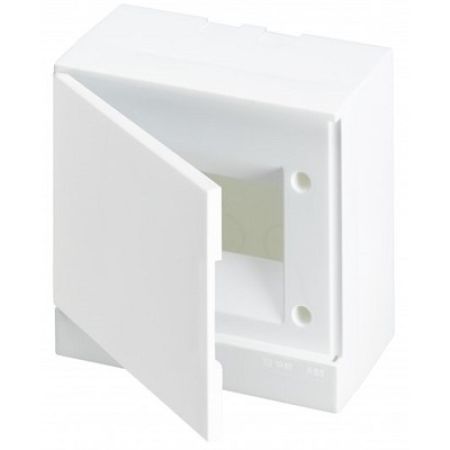 (1SZR004002A2102) Щит Basic E IP40 6 модулей навесной белая дверь с винтовыми N/PE клемником. 5 подкл.. ABB