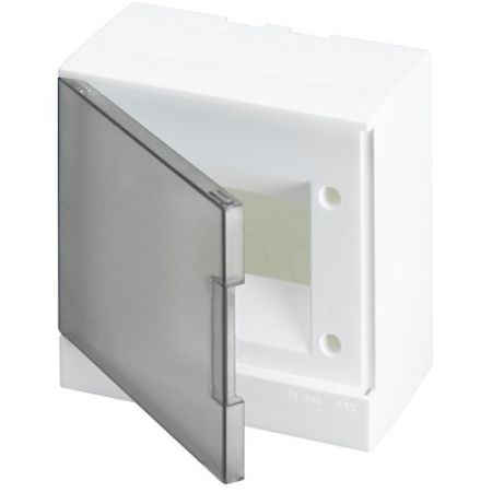 (1SZR004002A2202) Щит Basic E IP40 6 модулей навесной прозрачная дверь с винтовыми N/PE клемником. 5 подкл.. ABB