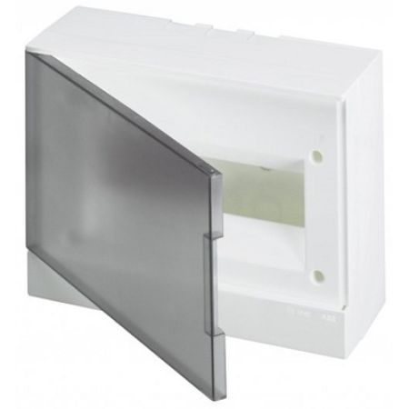 (1SZR004002A2204) Щит Basic E IP40 12 модулей навесной прозрачная дверь с винтовыми N/PE клемником. 26 подкл.. ABB