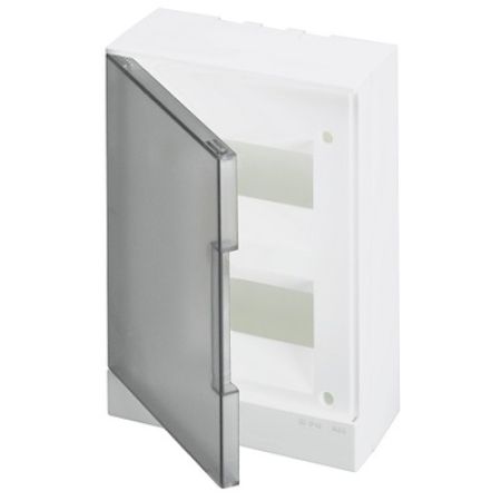 (1SZR004002A2205) Щит Basic E IP40 16 модулей навесной прозрачная дверь с винтовыми N/PE клемником. 26 подкл.. ABB