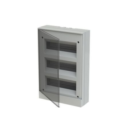 (1SZR004002A2209) Щит Basic E IP40 36 модулей навесной прозрачная дверь с винтовыми N/PE клемником. 42 подкл.. ABB