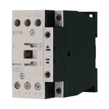 (277050) Контактор DILM17-01(RDC24). Iном=18 A. 7.5 кВт. 1 NC. Eaton