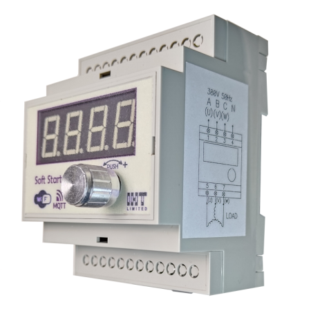 (SS3BP-25) Устройство плавного пуска SS3BP-25. WiFi. MQTT. P=4 кВт. 3Фх380В