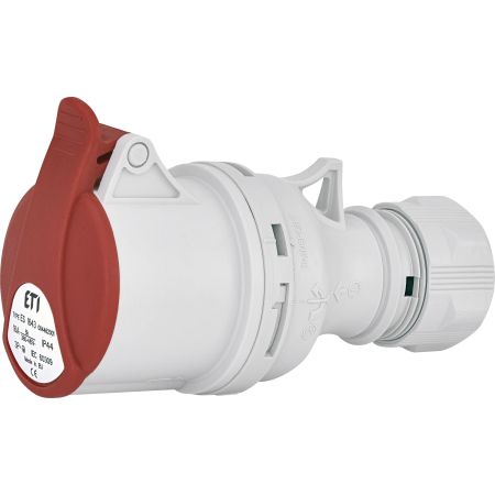 Розетка кабельна силовий роз'єм ES 1643 IP44 16A ETI 4482001 400V