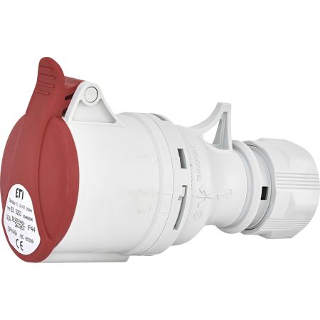 Розетка кабельна силовий роз'єм ES 3253 IP44 32A ETI 4482005 400V