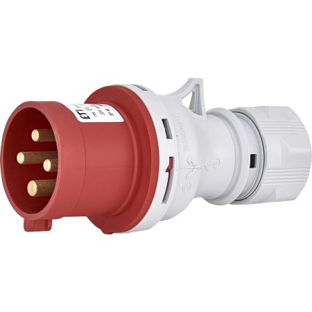 Вилка кабельна силовий роз'єм EV 3243 IP44 32A ETI 4482020 400V