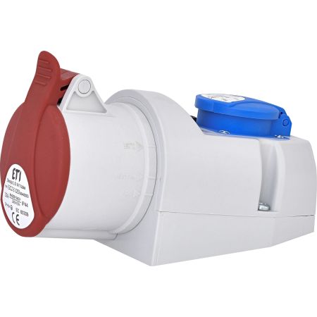 Розетка комбінована ETI EZCZ S 3253 4482053 32A 3P N E