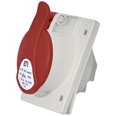 Розетка вбудована силовий роз'єм EE 1643 IP54 16A ETI 4482077 400V