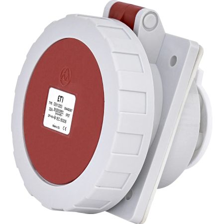 Розетка вбудована силовий роз'єм EEH 3253 IP67 32A ETI 4482087 400V