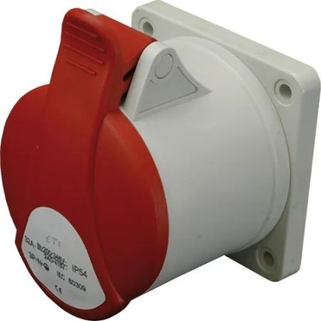 Розетка вбудована силовий роз'єм EER 3253 IP54 32A ETI 4482095 400V
