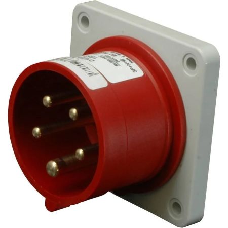 Вилка вбудована з реверсом фаз силовий роз'єм ERRO 1653 IP44 16A ETI 4482114 400V
