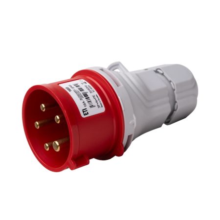 Вилка кабельна силовий роз'єм EV 1653 N IP44 16A ETI 4482161 400V