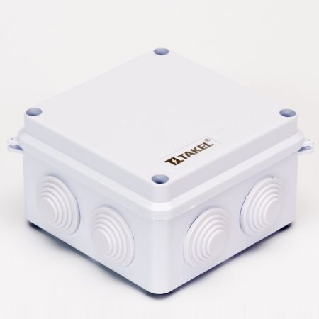 Коробка розподільча пластикова TAKEL 503005 IP65 100x100x70 для електромонтажу
