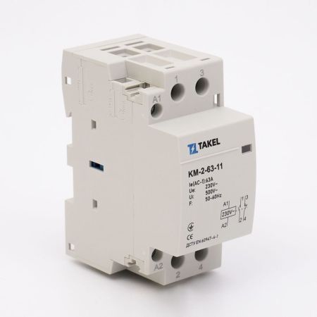 (507317) Модульный контактор КМ-2-63-11. 2P In=63А. 1NO+1NC. TAKEL