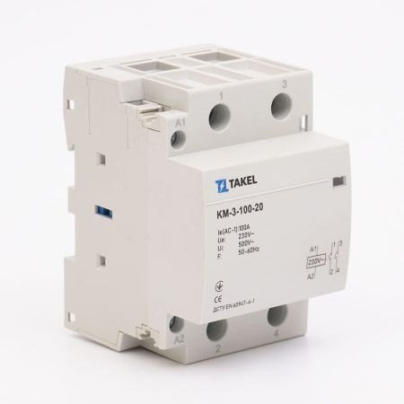 (507340) Модульный контактор КМ-3-100-20. 2P In=100А. 2NO. Us-230V AC. TAKEL