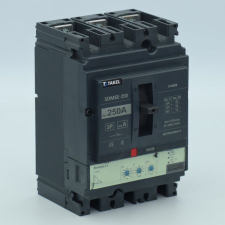 (510099) Выключатель автоматический силовой SDM6E-250. 3Р. 250А. 50кА с электр. расцеп. TAKEL