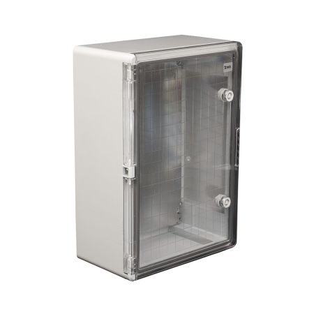(512826) Корпус пластиковый ударопрочный (ШхВхГ) 350х500х190мм. IP65. прозрачная дверца. TAKEL