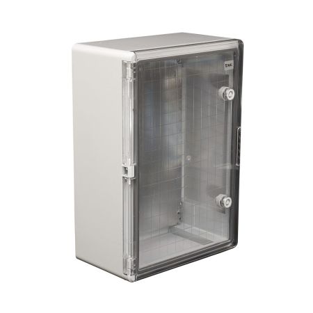 (512827) Корпус пластиковый ударопрочный (ШхВхГ) 350х500х220мм. IP65. прозрачная дверца. TAKEL