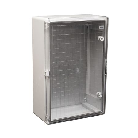 (512830) Корпус пластиковый ударопрочный (ШхВхГ) 400х600х200мм. IP65. прозрачная дверца. TAKEL