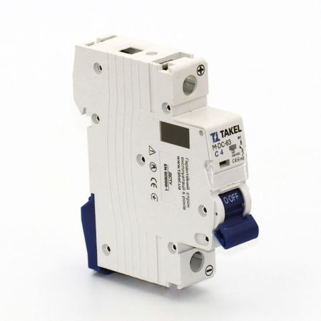 (513504) Автоматический выключатель Argent M-DC-63-C 1Р In=4 А Un=250 V DC Кривая C 6кА. TAKEL