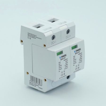 (513809) Устройство защиты от импульсных перенапряжений SPD-PV T1+T2 (B+C) DC 1000V. 2Р. TAKEL