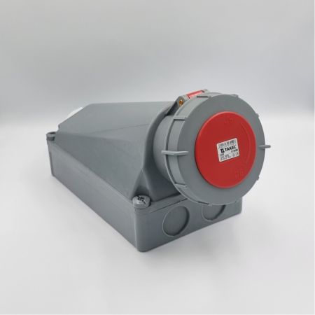 Розетка стаціонарна зовнішня TAKEL 516086 125A 3P N E