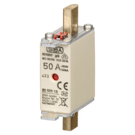 (S20 000 13.50) Предохранитель gG NH000 50A. Pronutec