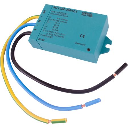 (92.204) Устройство для защиты от импульсных перенапряжений e.PO I LED 230V/12.5kA класс I+II+III. 1 полюс + N-PE. для LED освещения. E.NEXT