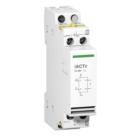 (A9C18308) Модуль двойного управления iACTc  для модульных контакторов iCT. Uн=230В ~