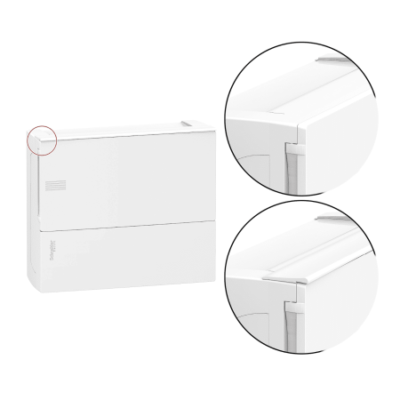 (MIP99034) Изоляционная заглушка IP41 для навесных шкафов MINI PRAGMA. белая