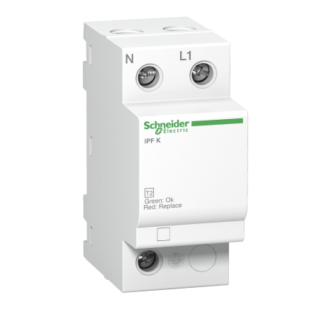 (A9L15687) Ограничитель перенапряжения iPF40 40кА 340V 1+N. Schneider Electric