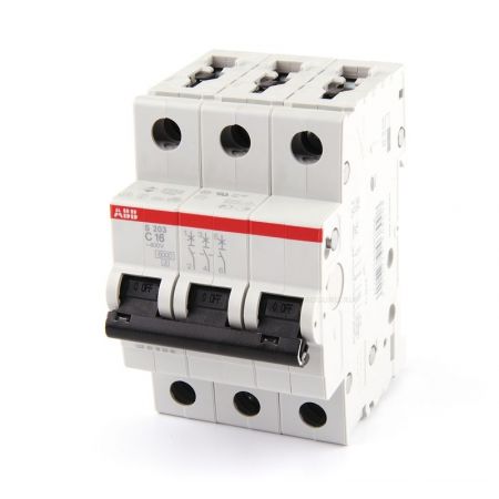 (2CDS253001R0824) Автоматический выключатель 3-полюсной S203 In=100 А Un=220-440В Кривая C 6 kA.ABB
