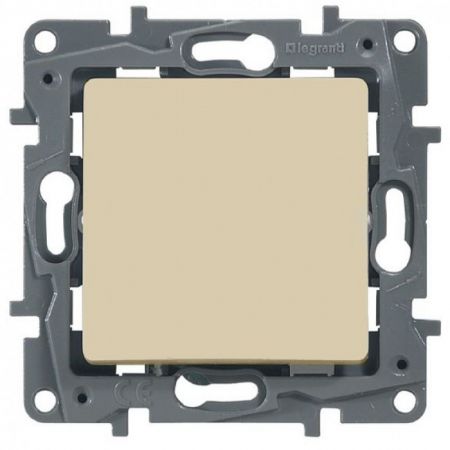 (664804) Одноклавишный проходной выключатель ETIKA слоновая кость. Legrand