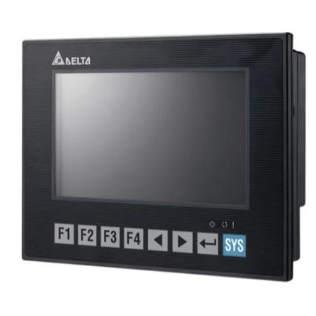 (DOP-B07S411K) Панель оператора графическая 7" TFT. 800х480 пикселей. 65536 цветов. 8 кнопок. 4M Flash. плоская фронтальная часть. Delta