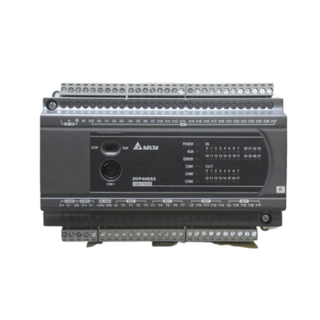 (DVP40ES200RE) Базовый модуль контроллера DVP-ES2. 16K шагов. 0.35мкс. 24DI/16DO (реле). 1xRS232. 1xRS485. Ethernet. Delta