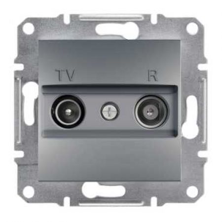 EPH3300162 Розетка TV/R (телевизионная &amp; радио) оконечная ASFORA сталь