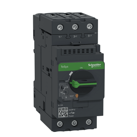 (GV3P13) Автоматический выключатель защиты двигателя Tesys. Ir=9-13 Aмпер. Schneider Electric