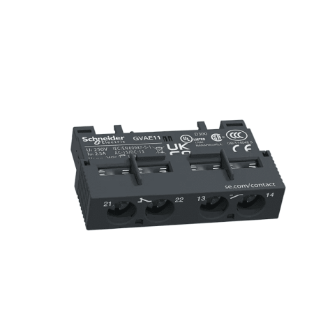 (GVAE11TQ) Фронтальный дополнительный контакт для GV2. 1NO или 1 NC Schneider Electric