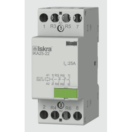 (030046029000) Модульный контактор IKA25-22. 24 V. AC. Iskra