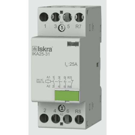 (030046028000) Модульный контактор IKA25-31. 24 V. AC. Iskra
