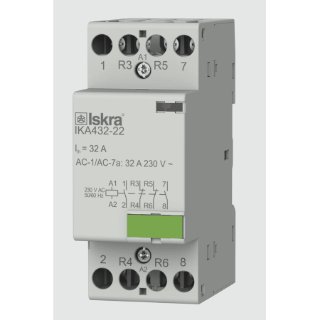 (030046856000) Модульный контактор IKA232-22. 230 V. AC. Iskra