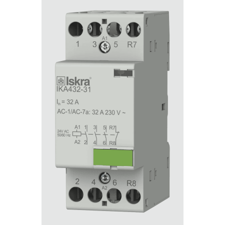 (030046852000) Модульный контактор IKA232-31. 24 V. AC. Iskra