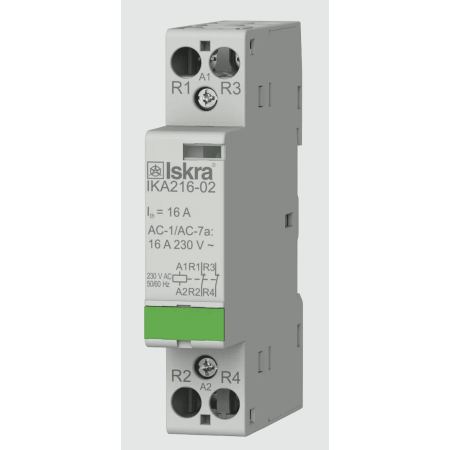 (030047494000) Модульный контактор IKA16-02. 230 V. AC. Iskra