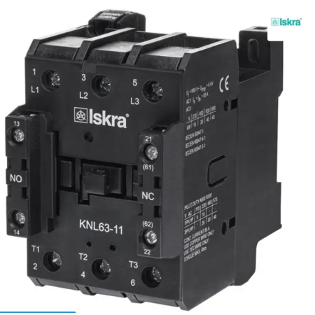 (30050499000) Контактор силовой KNL63. Iном= 63 А. 220V AC. Iskra