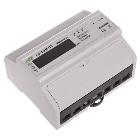 (LE-03M-CT) Счетчик электроэнергии. трехфазный. LE-03M CT . MODBUS RTU. трансформаторного подключения. F&F
