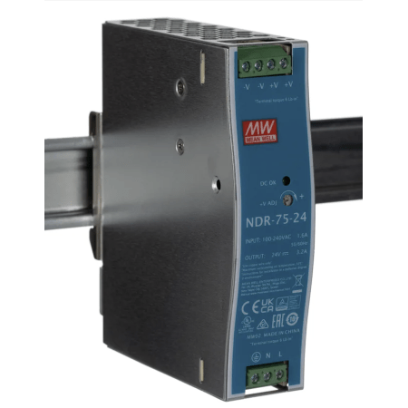 Джерело живлення NDR Mean Well NDR 75 24 76.8 Вт